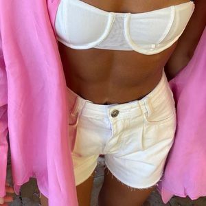 ⚡️ PRINCESS POLLY TAMARAMA SHORTS WHITE ⚡️ size US 8